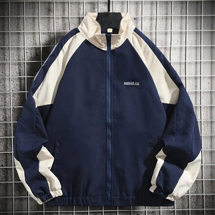 Herren Freizeitjacke Übergroß Bomberjacke | Reißverschluss