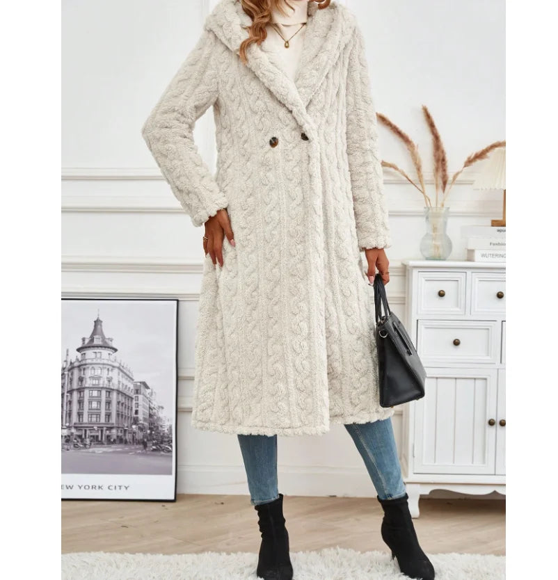 Fleece Jacke mit Kapuze für Damen | Warm