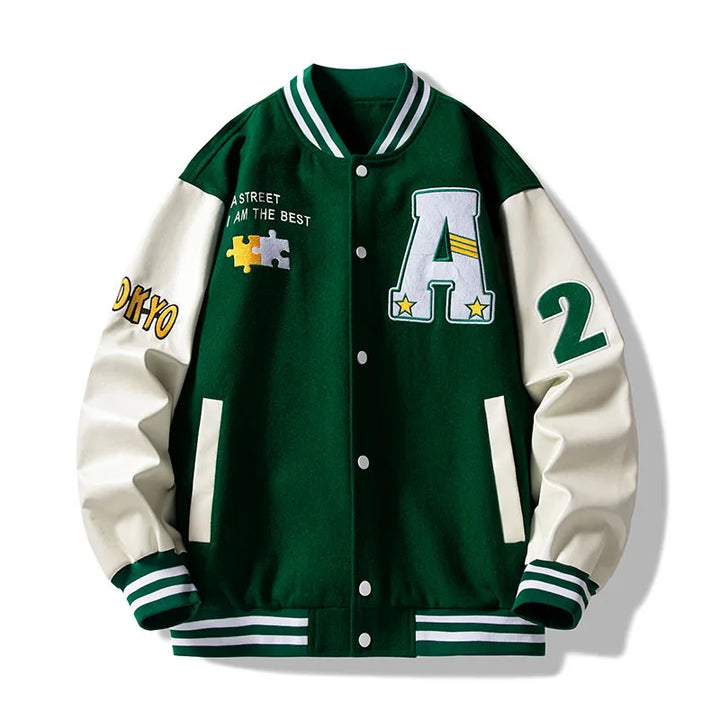 Einzigartige College Jacke im Baseball-Stil für Herren | Modisch