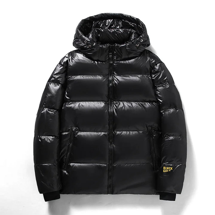 Herren Winter Daunen Jacke | Mit Kapuze