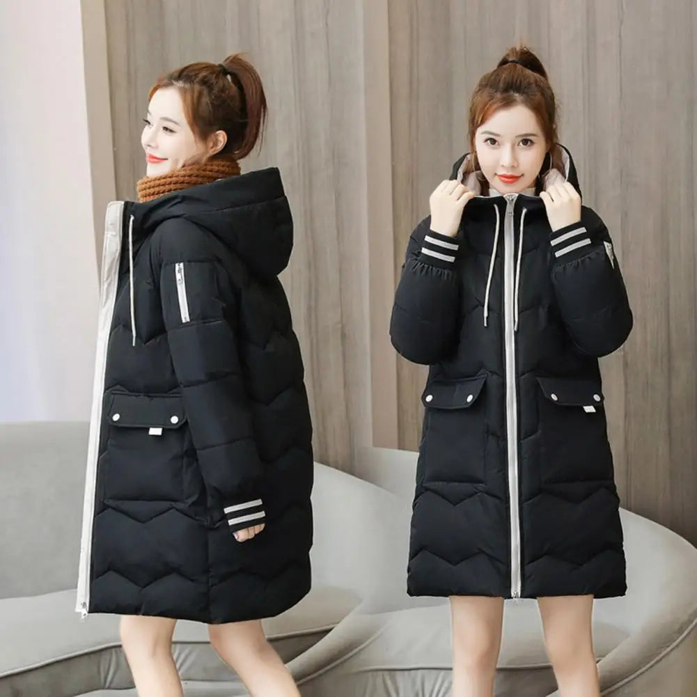 Langer Daunen Parka Damen | Bomber