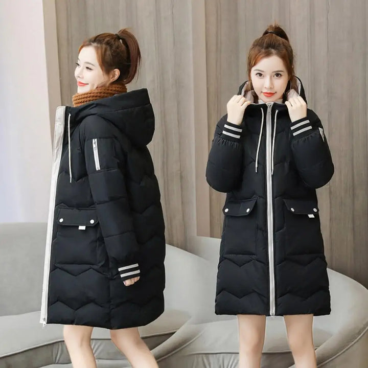 Langer Daunen Parka Damen | Bomber