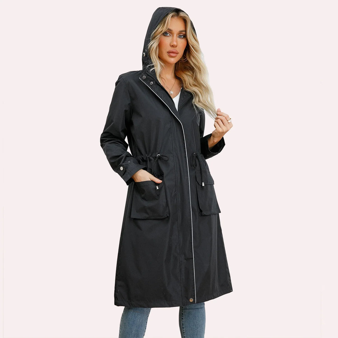 Regenjacke mit Kapuze für Damen | Herbst