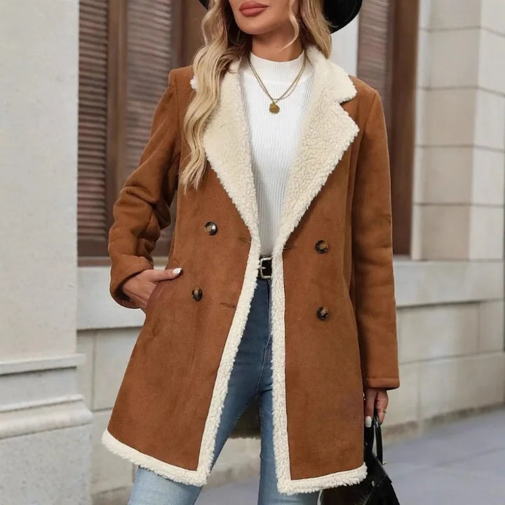 Damen Lange Warme Trench Coat | Winter