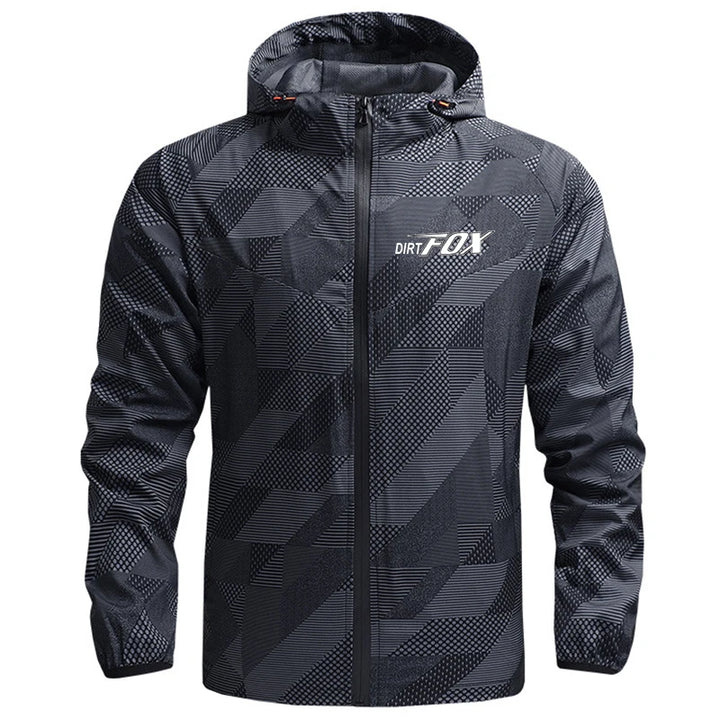 Regenjacke mit Kapuze für Herren | Für Radfahrer