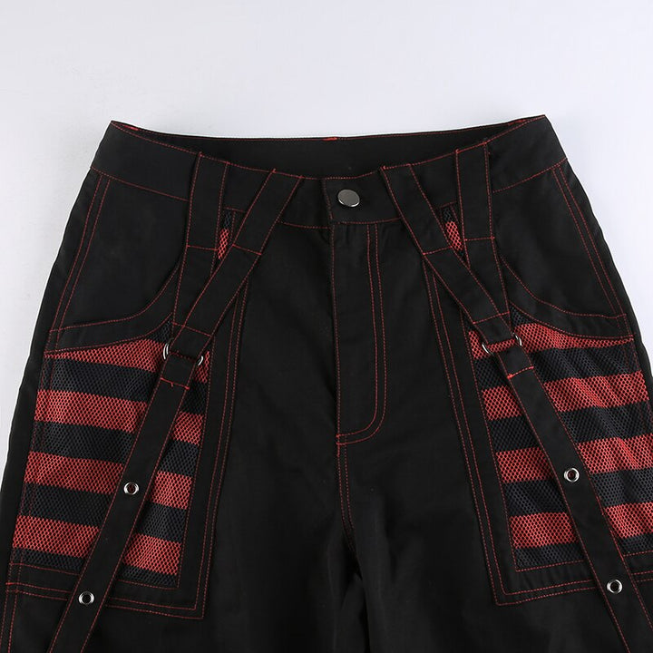 Stylische gothic-hosen für frauen