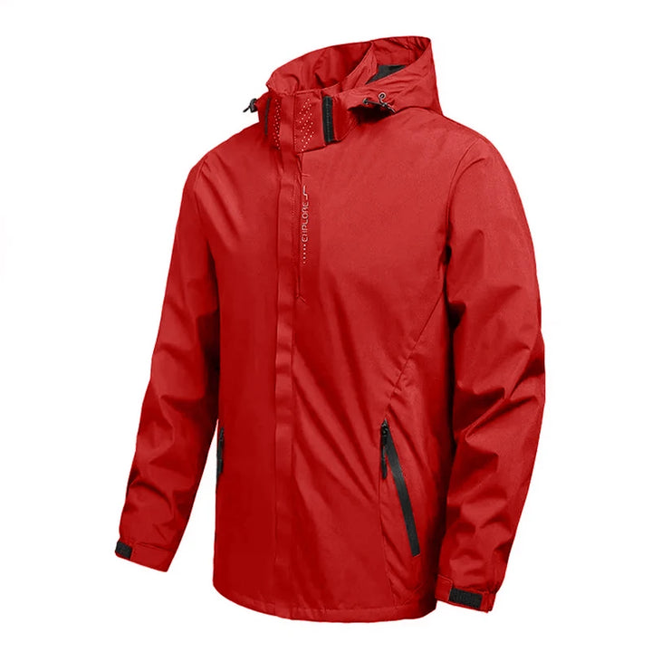 Herren Winddichte Softshell Jacke mit Kapuze für Outdoor | Vielseitig