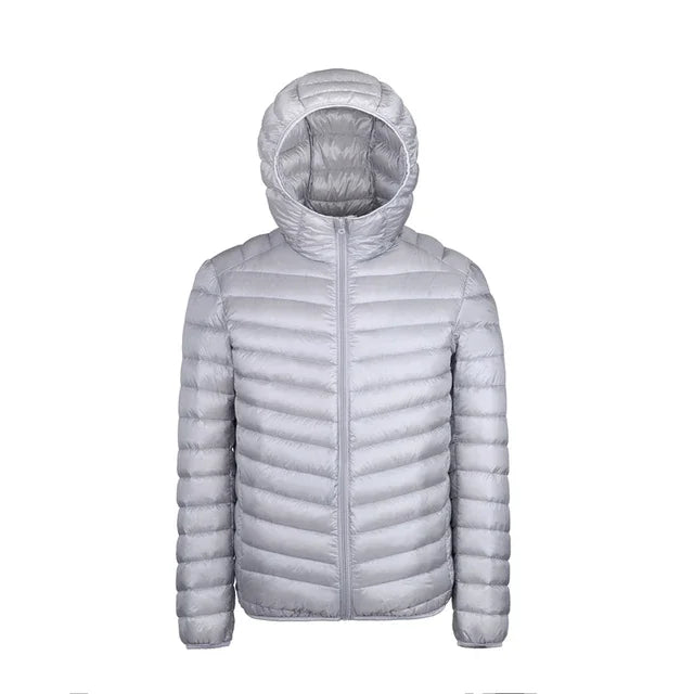 Daunen Jacke mit Kapuze für Herren | Zeitlos