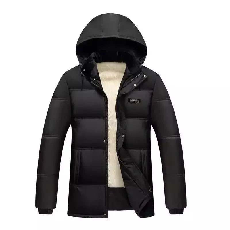 Daunen Jacke mit Kapuze für Herren | Warme