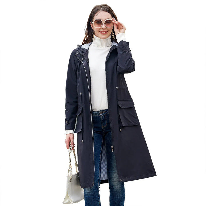 Regenjacke mit Kapuze für Damen | Herbst