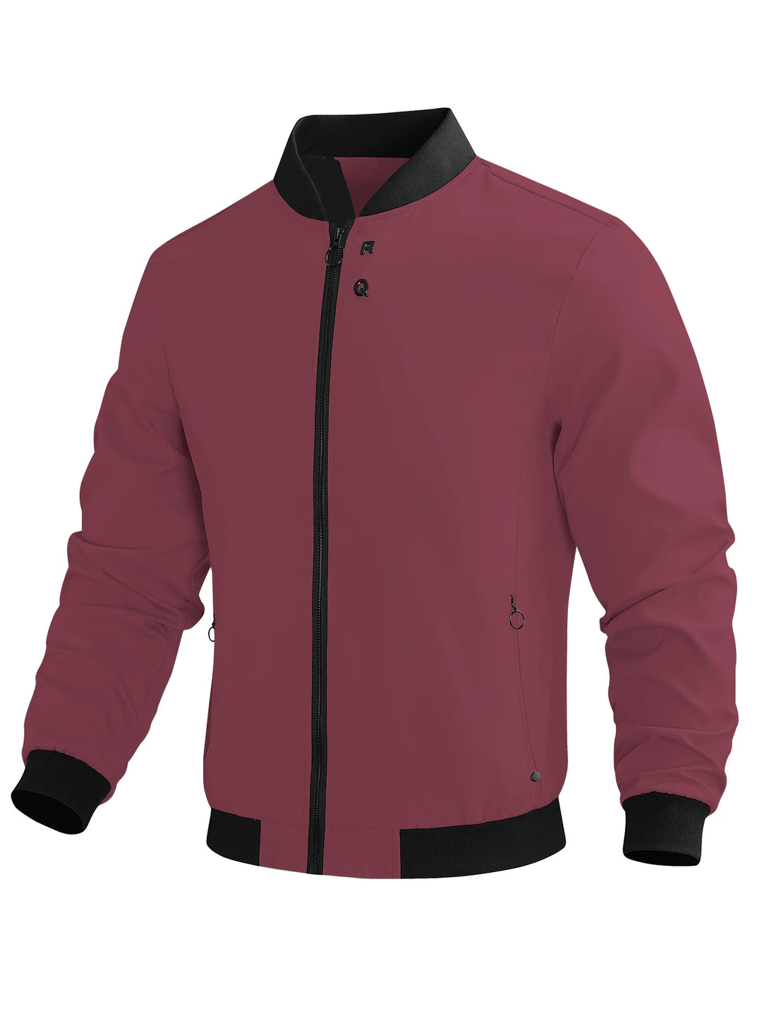 Herren übergangsjacke mit Stehkragen und Reißverschluss | Langarm