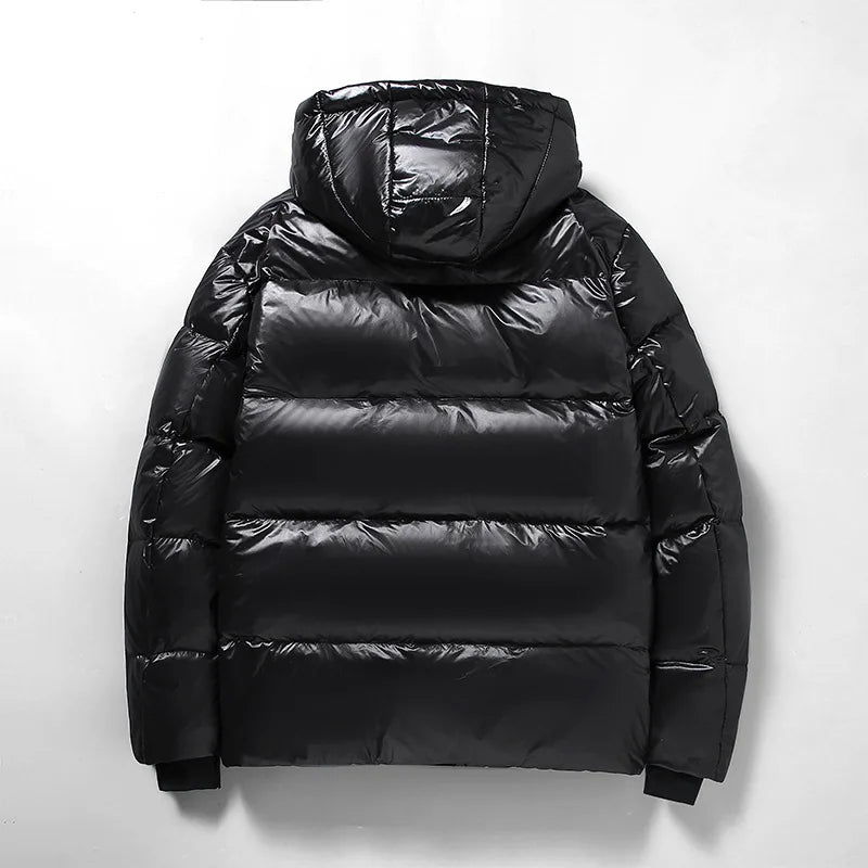 Herren Winter Daunen Jacke | Mit Kapuze