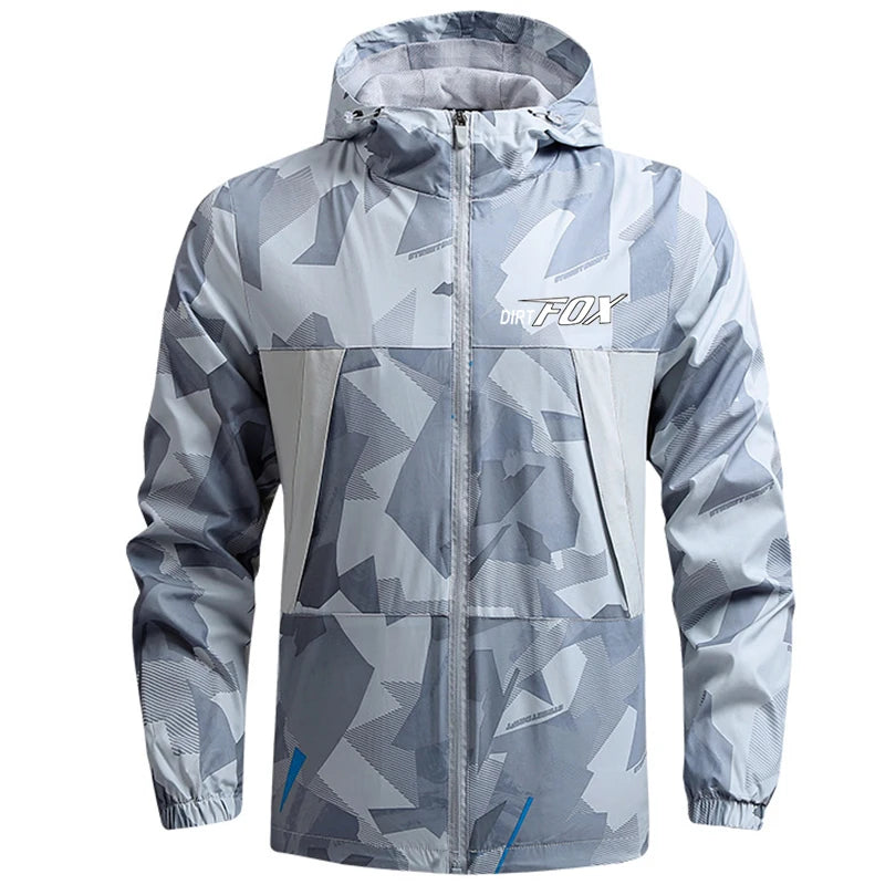 Regenjacke mit Kapuze für Herren | Für Radfahrer