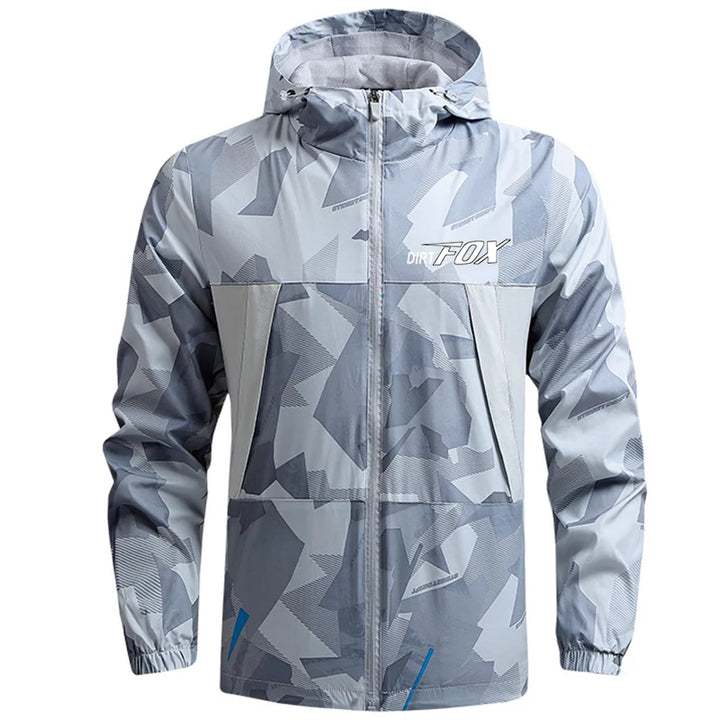 Regenjacke mit Kapuze für Herren | Für Radfahrer