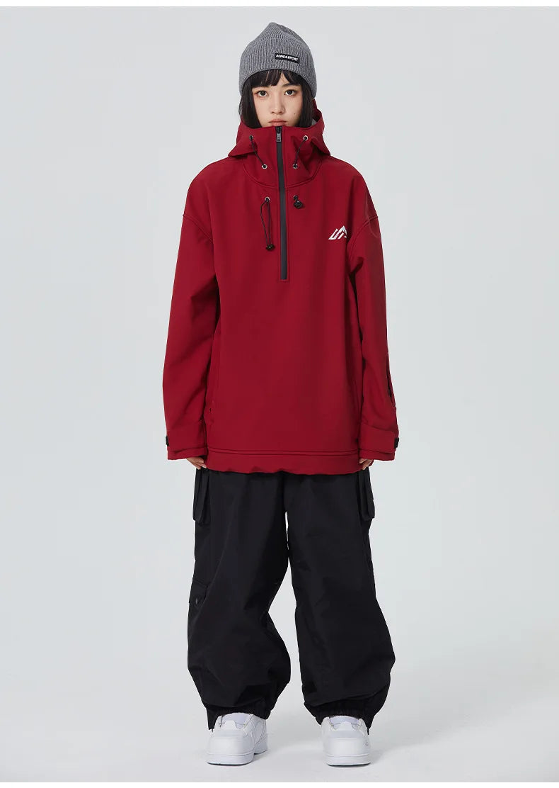 Unisex Funktionelle Skijacke | Mit Kapuze
