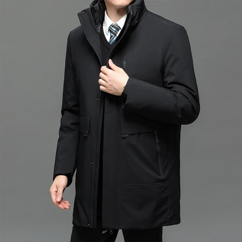 Parka Herren mit Kapuze | Lang