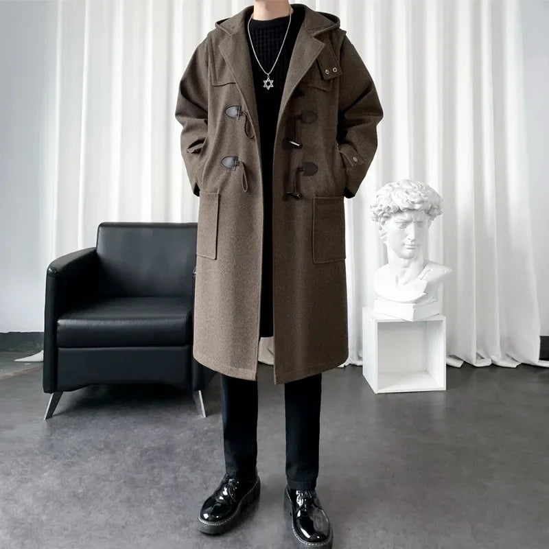 Woll Jacke Dufflecoat für Herren | Warme