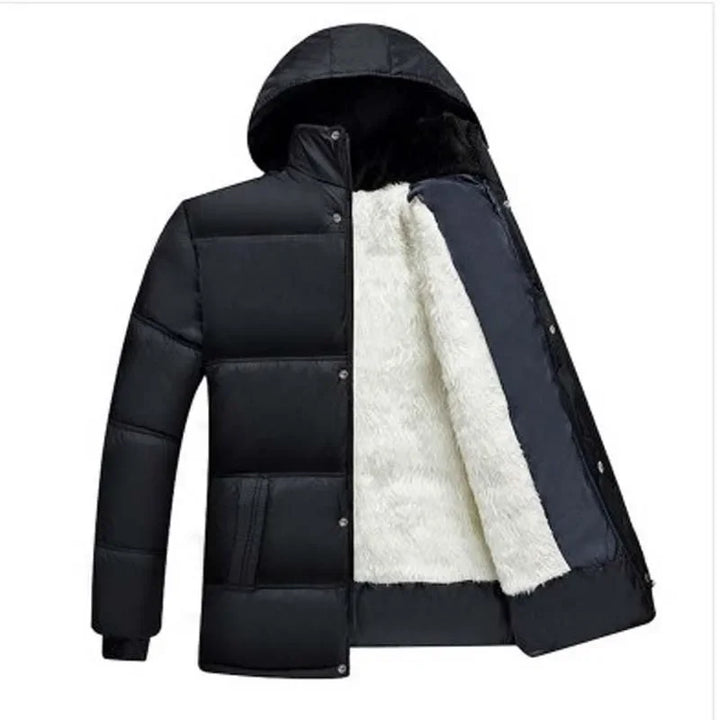 Daunen Jacke mit Kapuze für Herren | Warme