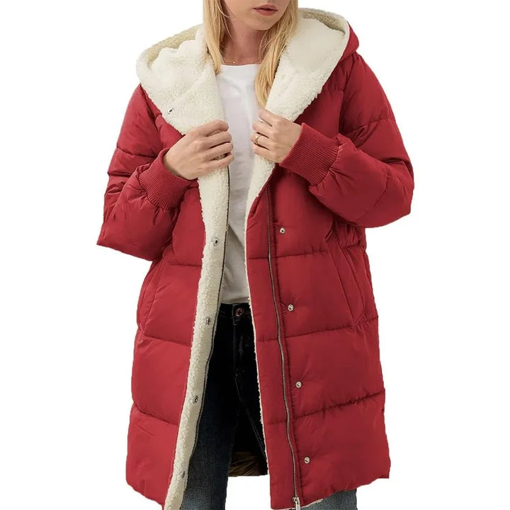 Winter Warme Parka Damen | mit Kapuze