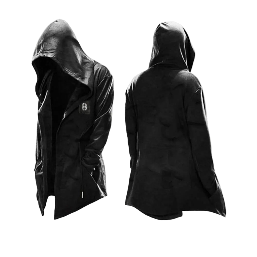 Herren Warme Skelett Fleecejacke | Kapuze