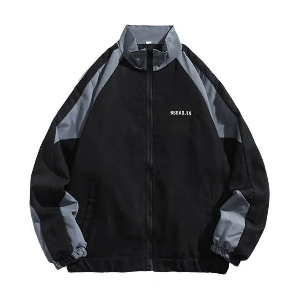 Herren Freizeitjacke Übergroß Bomberjacke | Reißverschluss