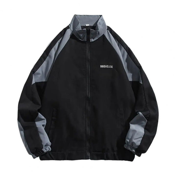 Herren Freizeitjacke Übergroß Bomberjacke | Reißverschluss