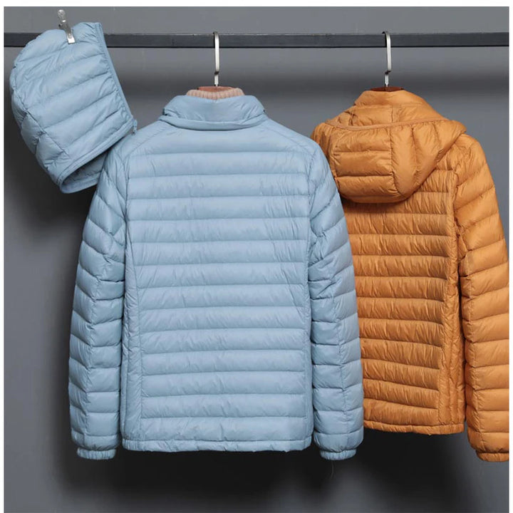 Daunen Jacke mit Kapuze für Damen | Lang