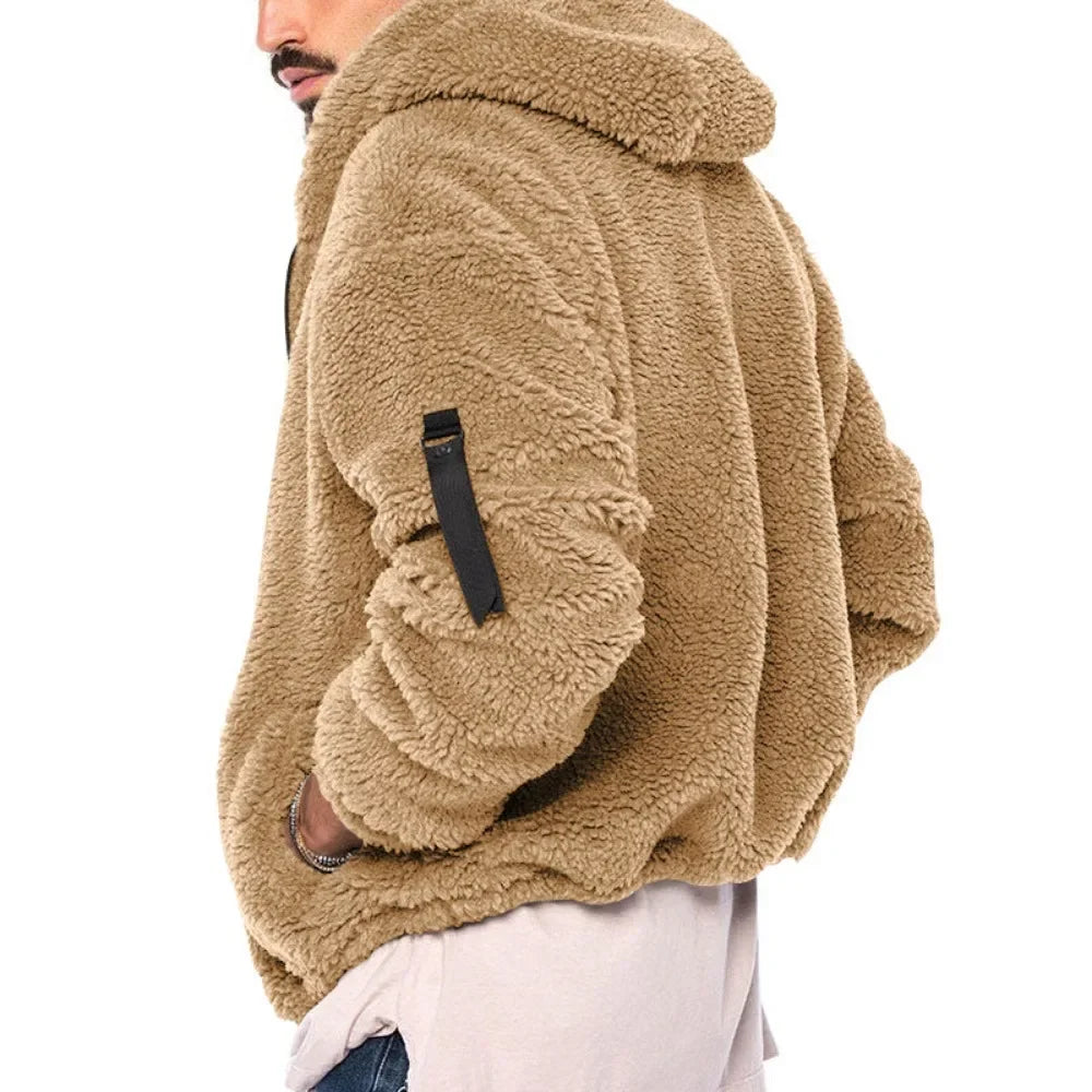 Fleece Jacke mit Reißverschluss für Herren | Moderne