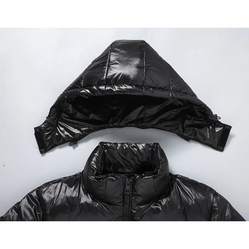 Herren Winter Daunen Jacke | Mit Kapuze
