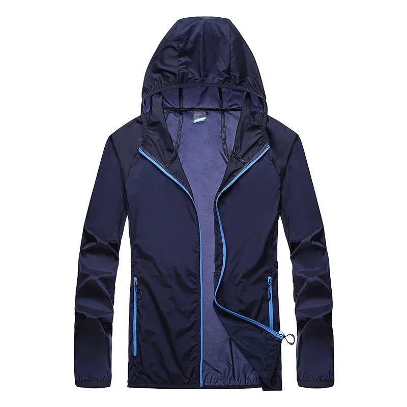Unisex Kapuzen Windjacke | Reißverschluss