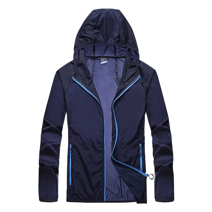 Unisex Kapuzen Windjacke | Reißverschluss