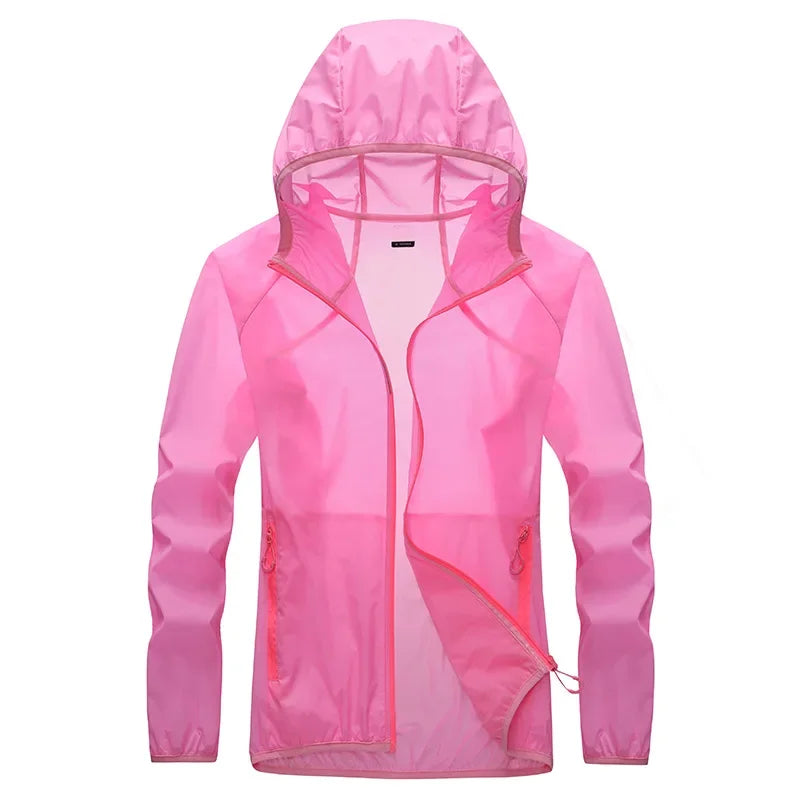 Unisex Kapuzen Windjacke | Reißverschluss