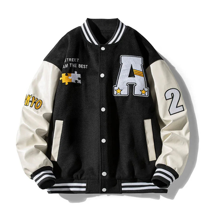 Einzigartige College Jacke im Baseball-Stil für Herren | Modisch