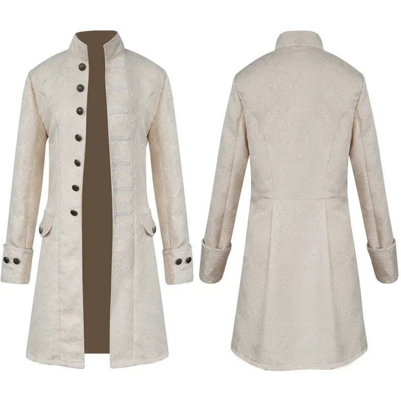 Herren Lange Gothic Jacke | Langarm
