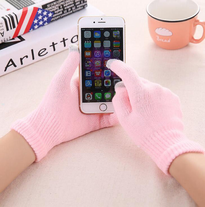 Warme winterhandschuhe für frauen