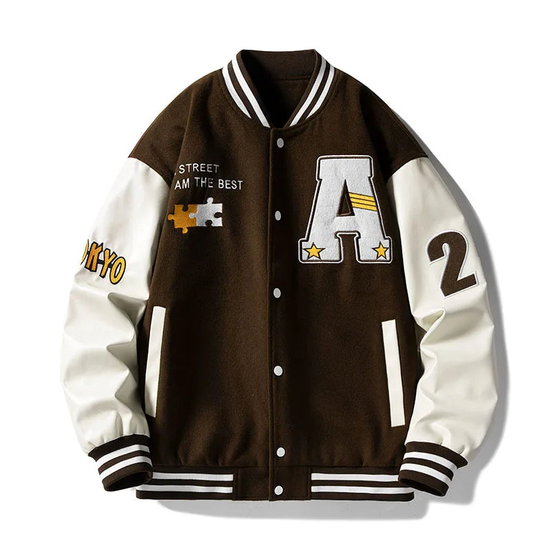 Einzigartige College Jacke im Baseball-Stil für Herren | Modisch