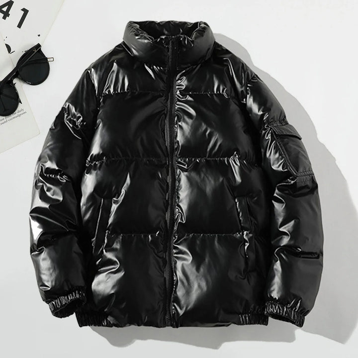 Glänzende Daunen Jacke für Herren | Warm
