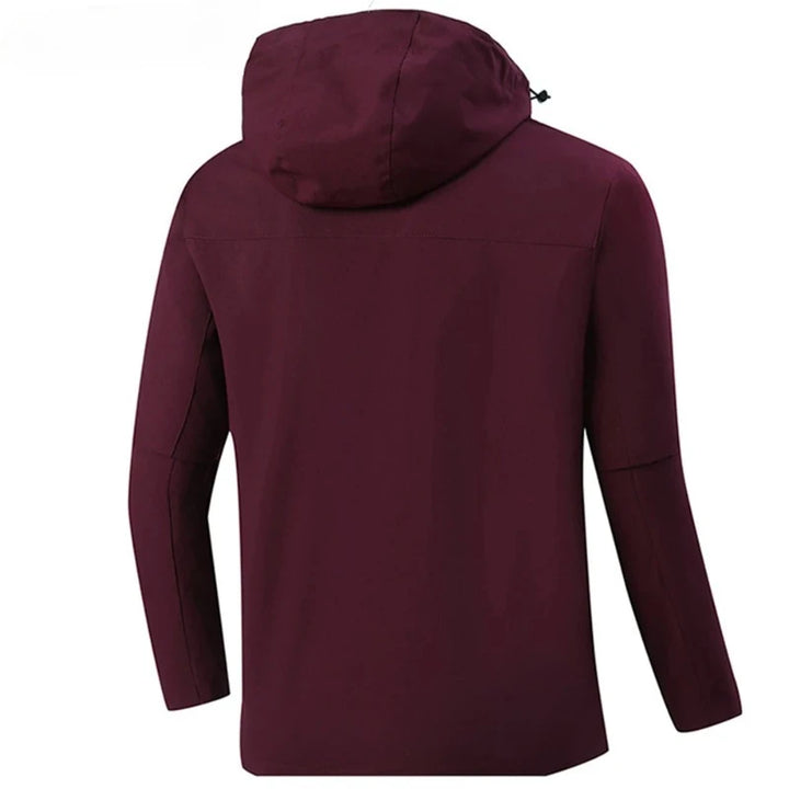 Regenjacke mit Kapuze für Herren | Mit Reißverschluss
