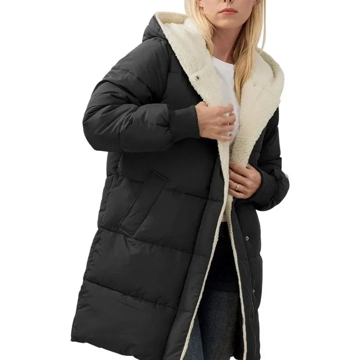 Winter Warme Parka Damen | mit Kapuze