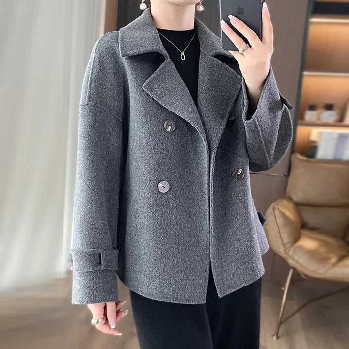 Damen Woll Jacke | Locker geschnitte
