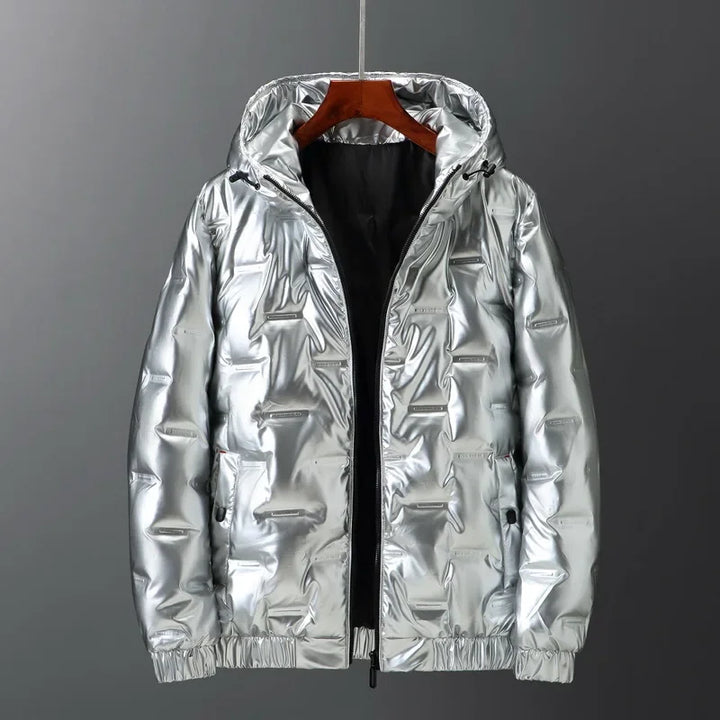 Winddicht Daunen Jacke für Herren Warm | Glänzende