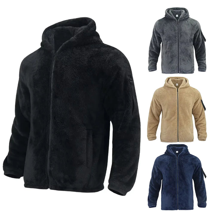 Fleece Jacke mit Reißverschluss für Herren | Moderne