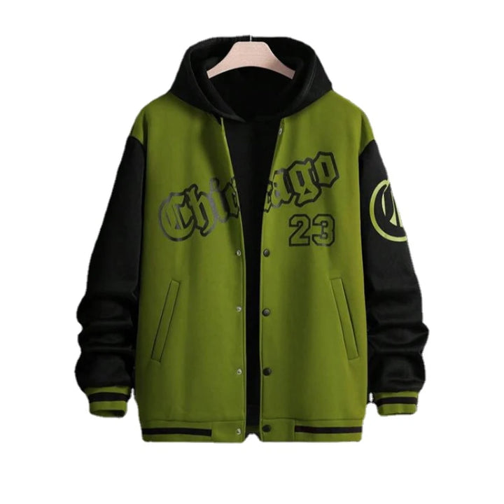 Lässige College Jacke für Herren | Schaltfläche