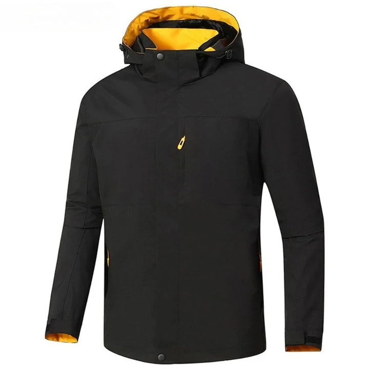 Regenjacke mit Kapuze für Herren | Mit Reißverschluss