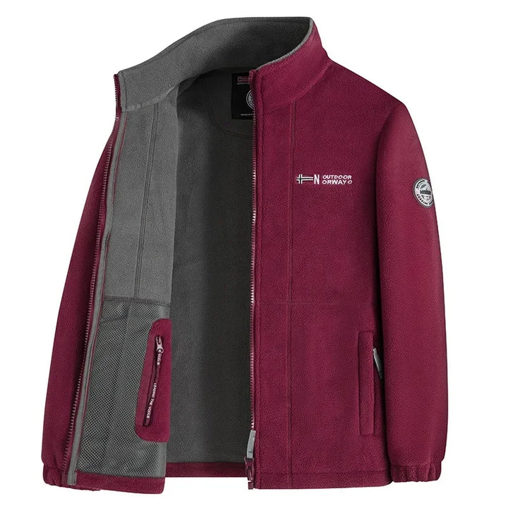 Fleece Jacke mit Kapuze für Herren | Mit Futter