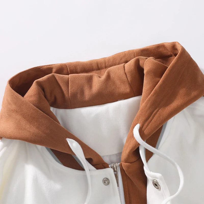 Coole College Jacke für Herren | Mit Kapuze