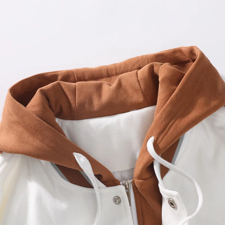 Coole College Jacke für Herren | Mit Kapuze