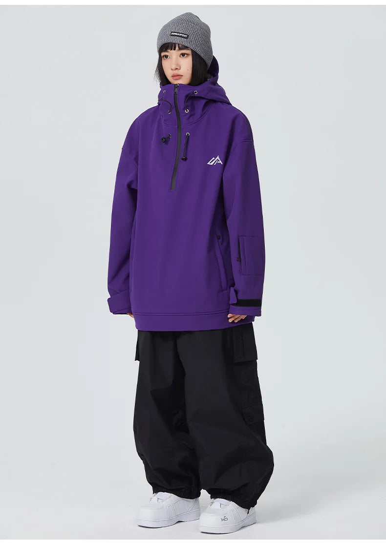 Unisex Funktionelle Skijacke | Mit Kapuze