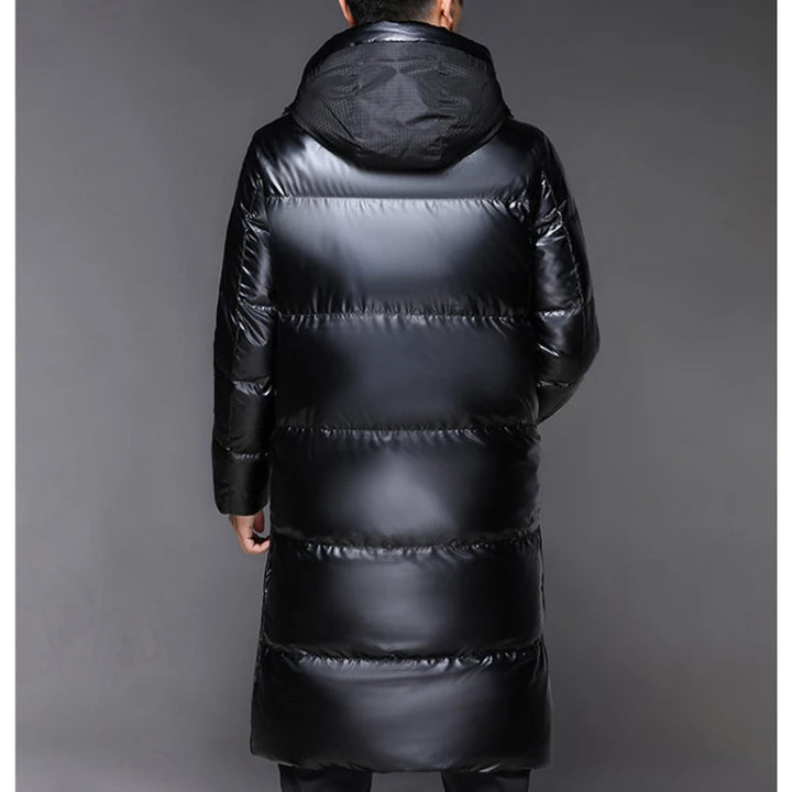Glänzende Daunen Jacke für Herren | Modern