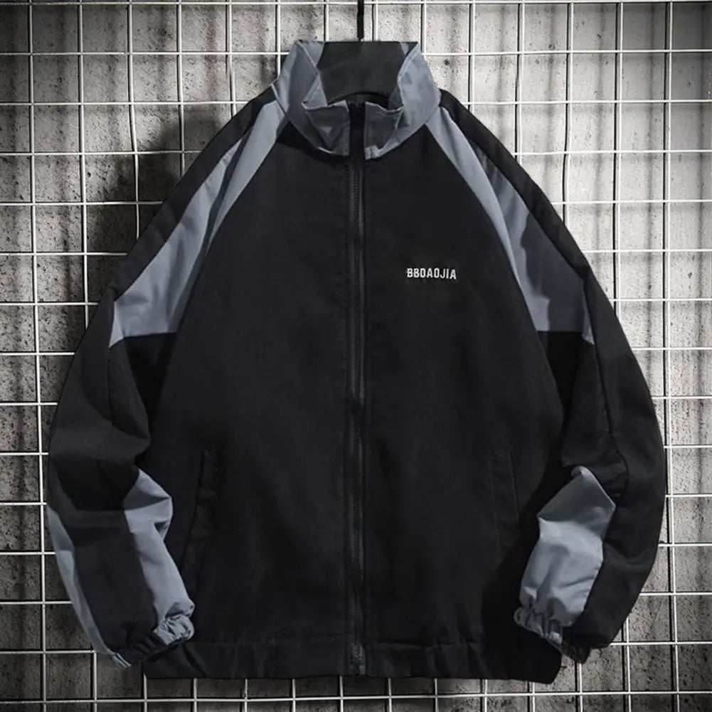 Herren Freizeitjacke Übergroß Bomberjacke | Reißverschluss